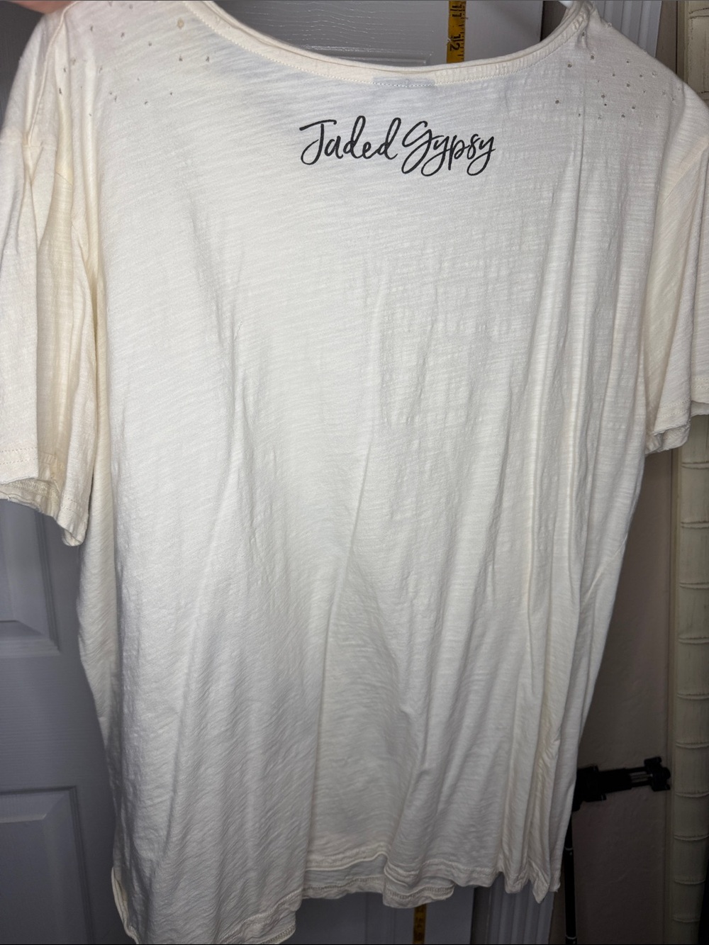 Jaded Gypsy Graphic Tee with Crowned Madonna Print - Picture 4 of 4